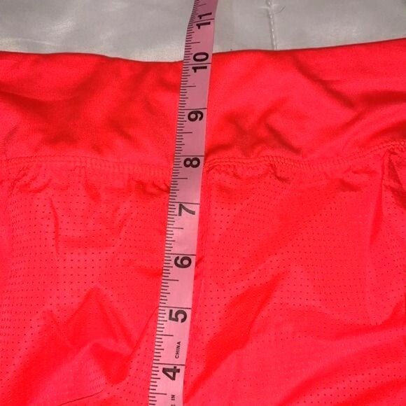 Danskin Now Semi-Fitted Glow Orange Athletic Shorts L - Picture 6 of 7